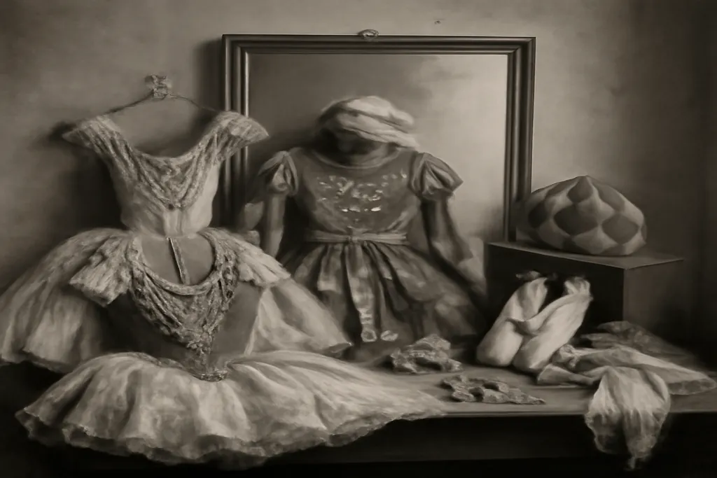 Costumes de ballet d'epoque Ballets Russes dans loge vintage